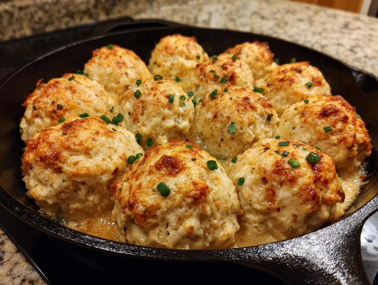 Amazing savory skillet dumplings in 5 steps