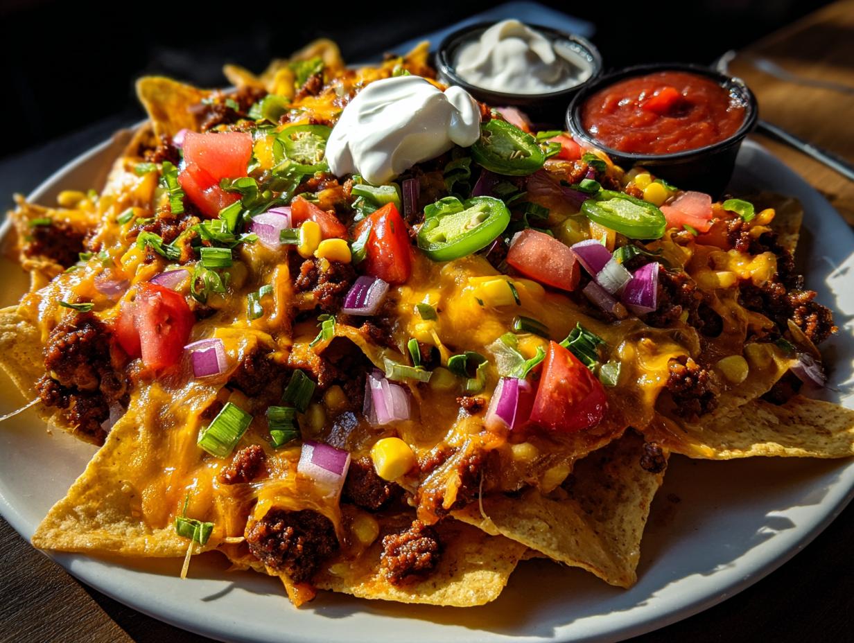 sheet pan nachos - detail 1
