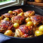 skillet chicken and potatoes