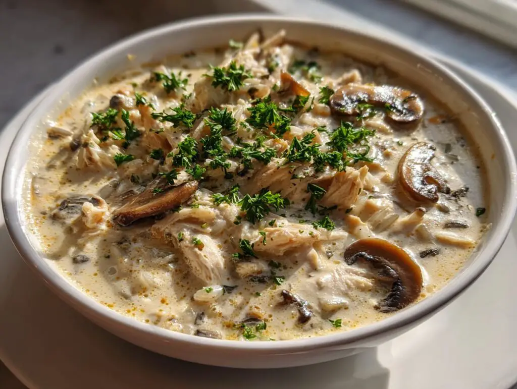 slow cooker chicken wild rice soup