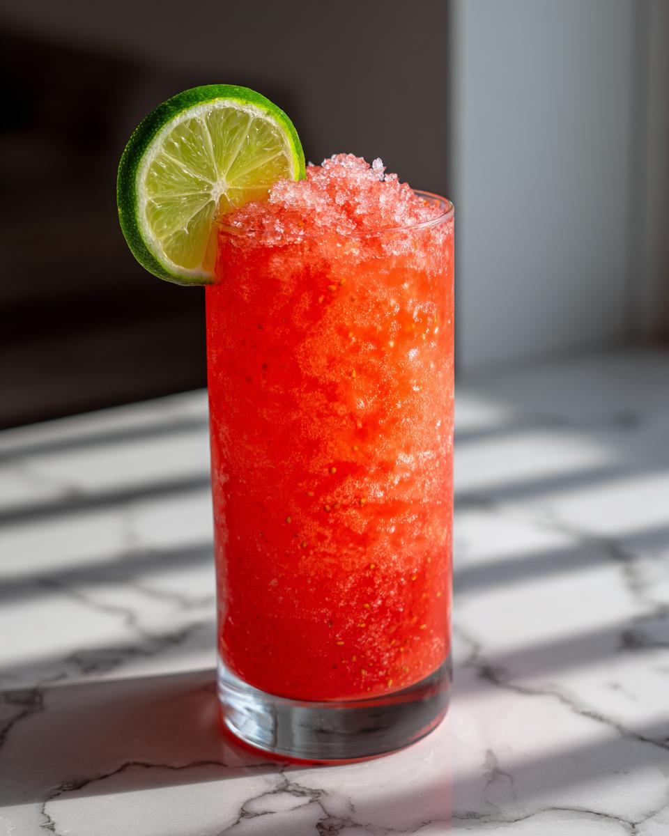 strawberry margarita mocktail - detail 1
