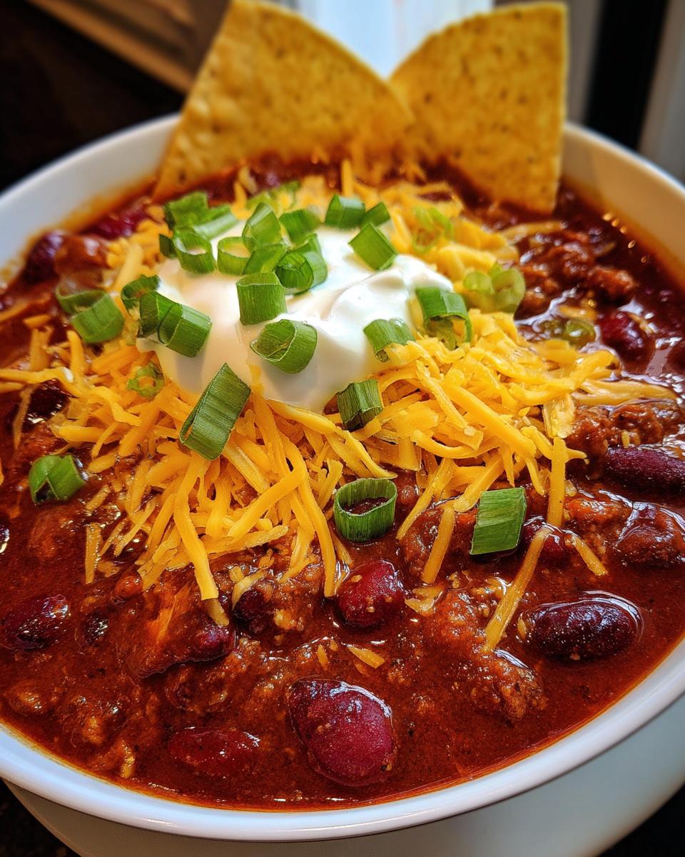 thick hearty chili - detail 2