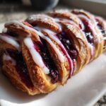 vegan blueberry danish