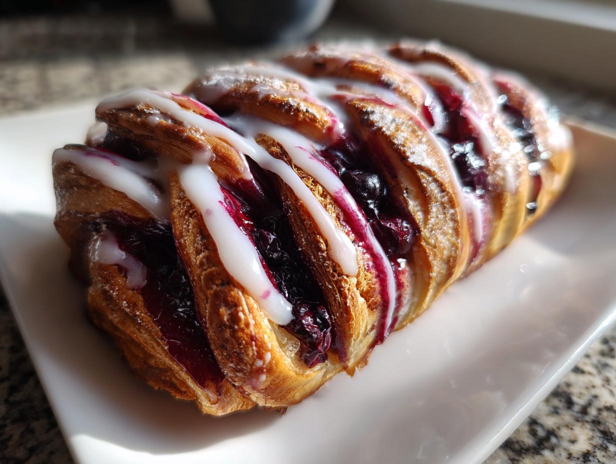 Amazing 2-Day vegan blueberry danish Recipe