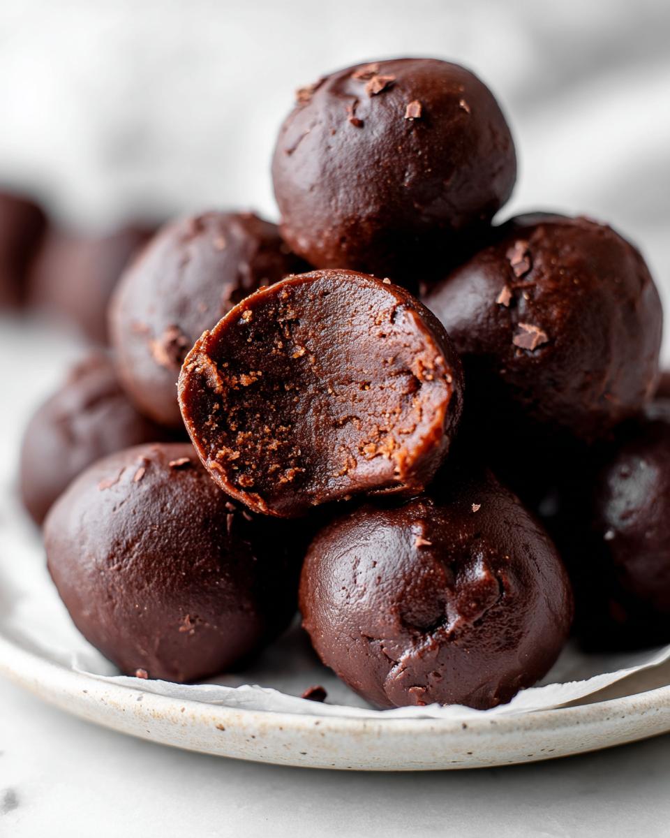 vegan peanut butter balls - detail 1