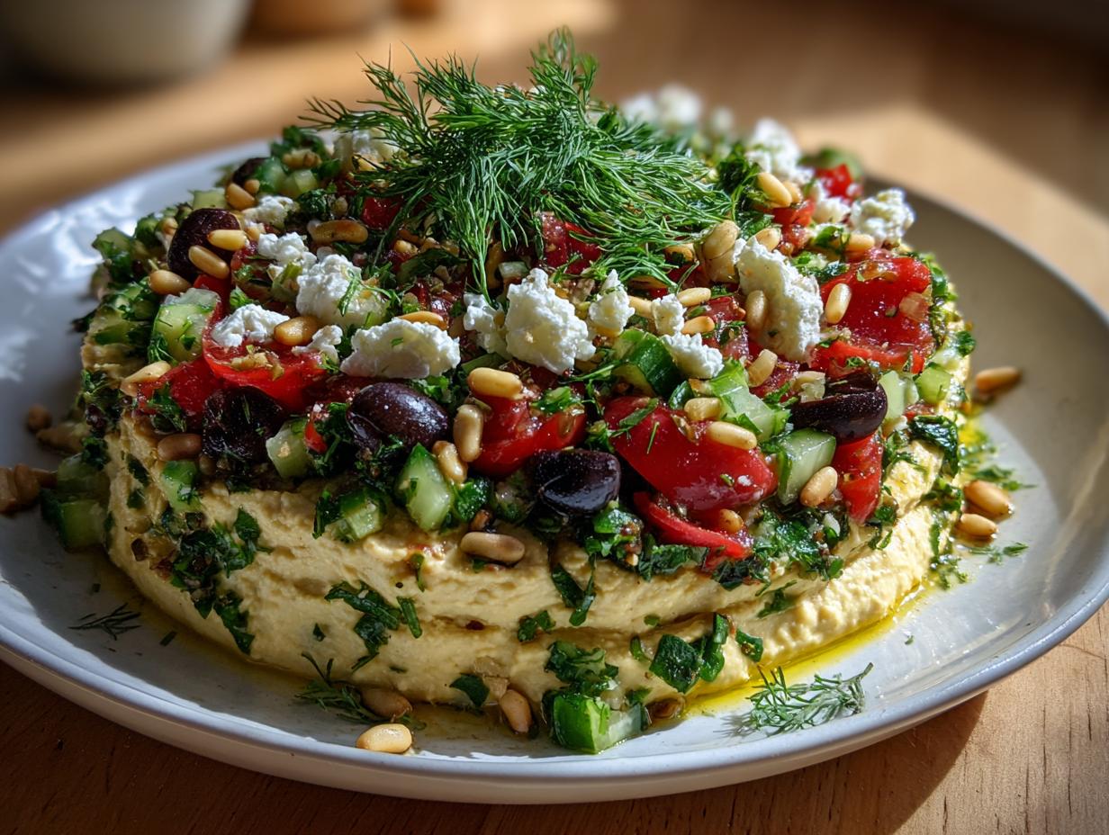 Amazing 7-Layer Spring Hummus Dip You Need