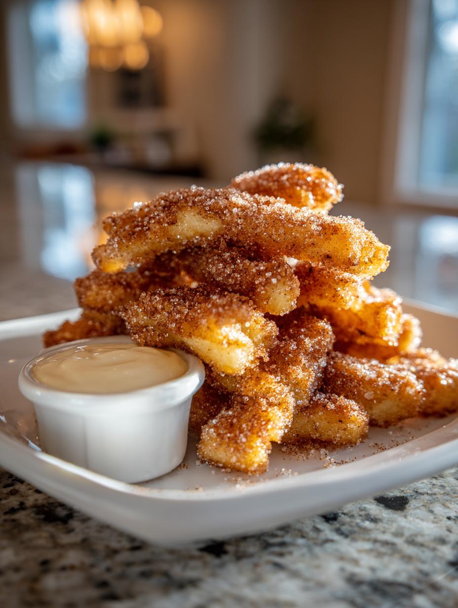 Air Fryer Apple Fries With Cinnamon Sugar - detail 2