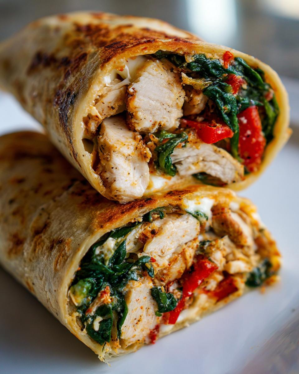 Air Fryer Chicken Wraps - detail 1