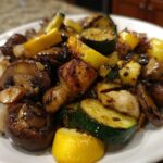 Air Fryer Hibachi Chicken and Vegetables