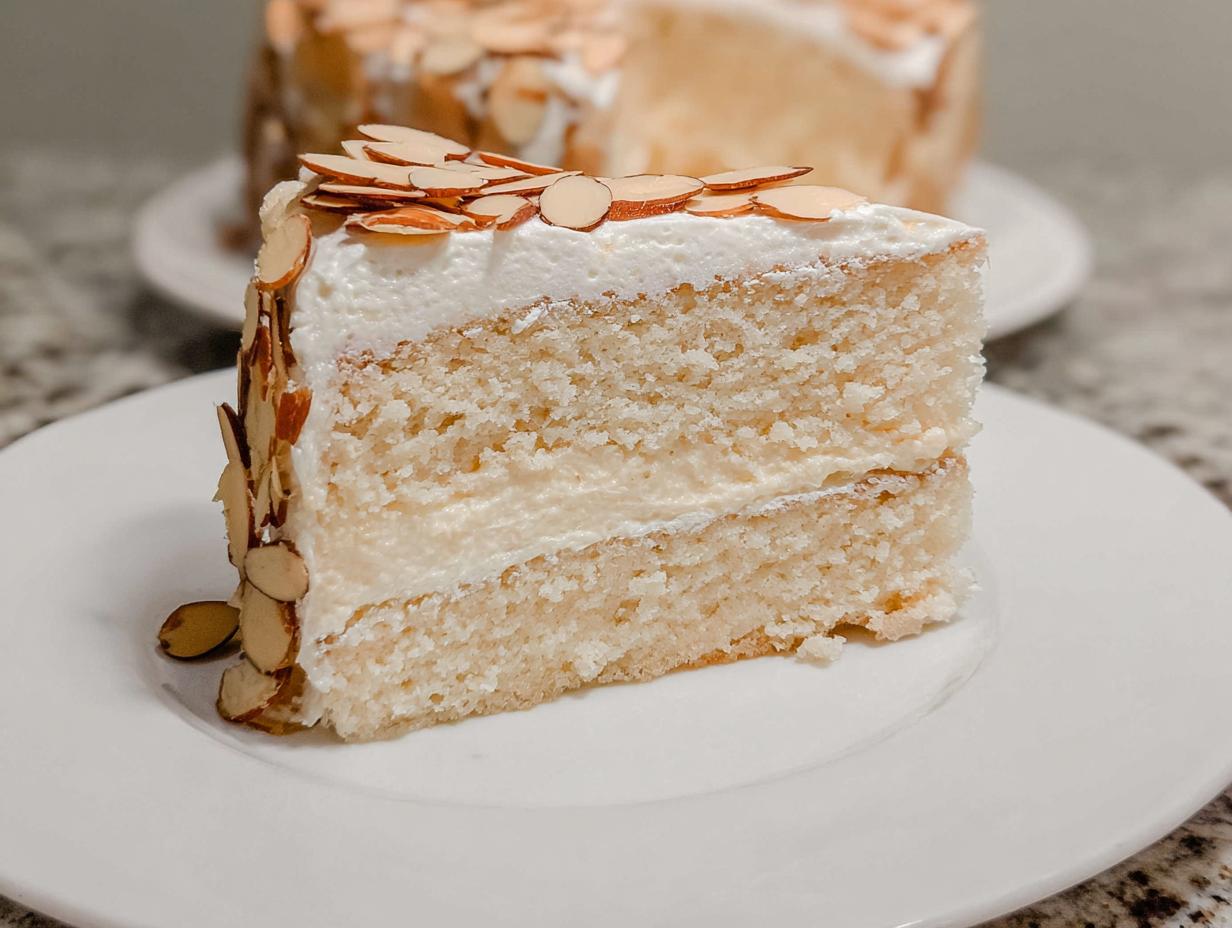 Amazing 1-Try Almond Cream Cake With Whipped Milk Frosting