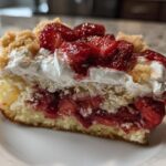 Amish Style Strawberry Shortcake With Streusel Topping