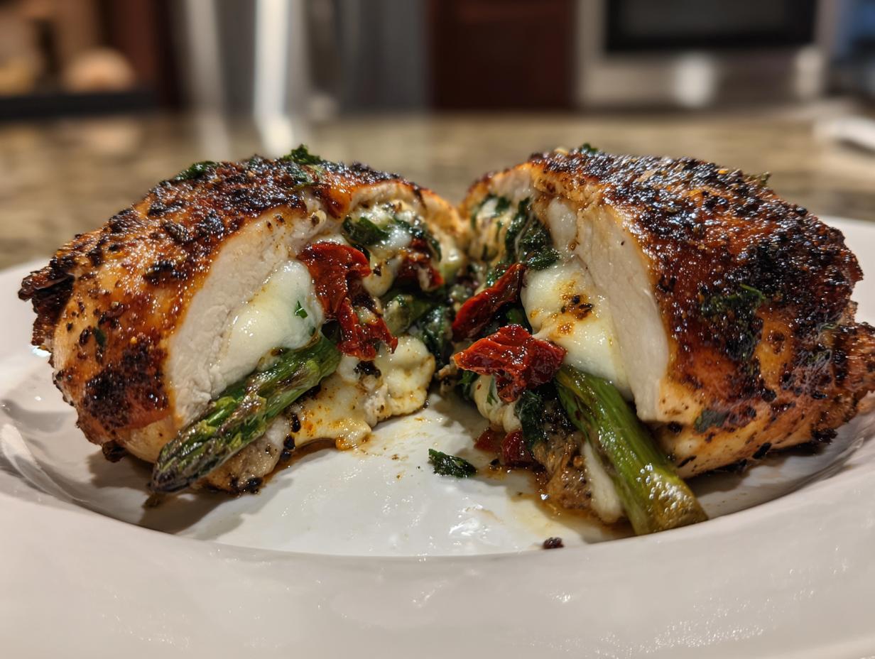 30-Minute Asparagus stuffed chicken breast Magic