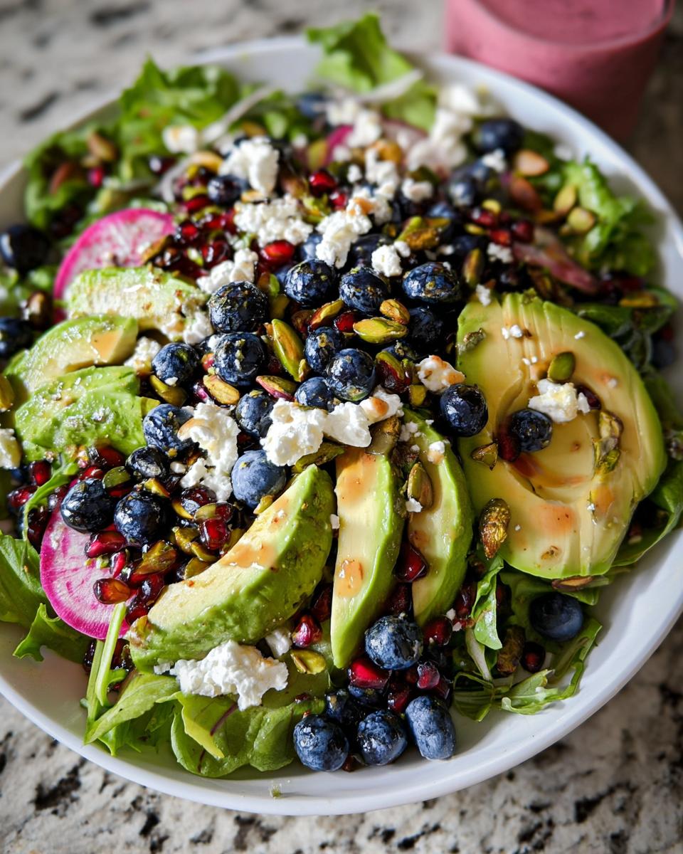 Blueberry Pistachio Salad - detail 1