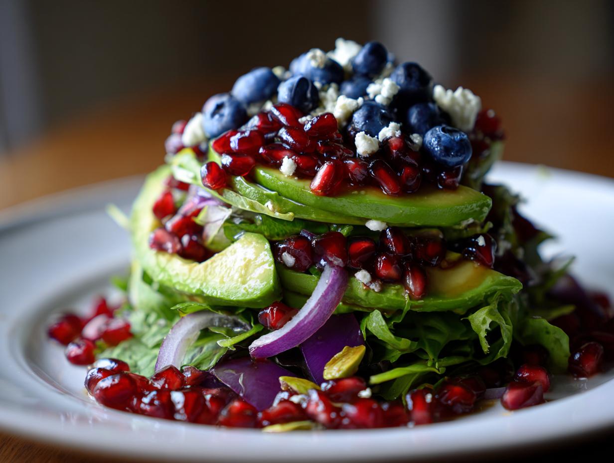 Shocking 15-Min Blueberry Pistachio Spring Salad Joy