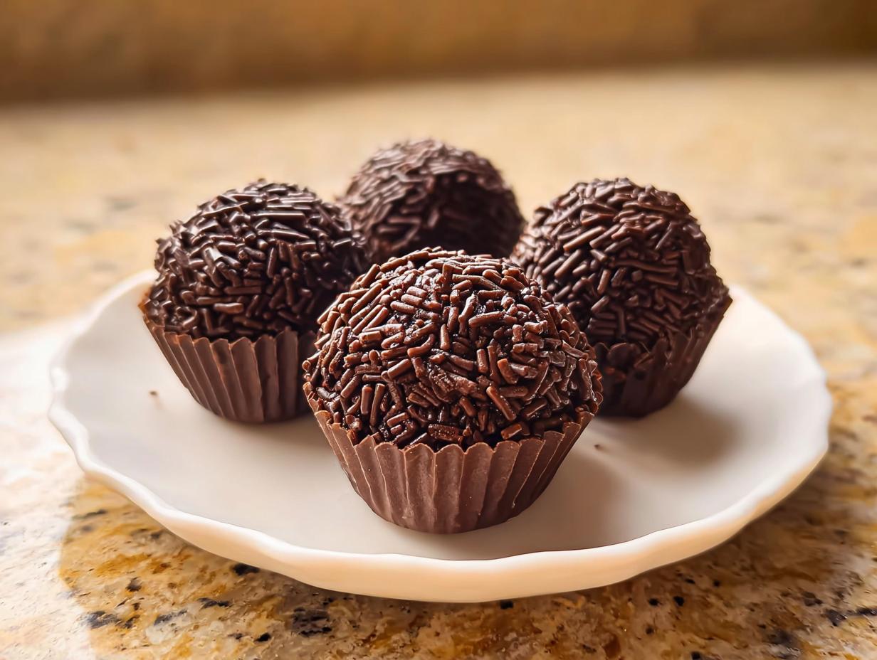 Amazing 3 Ingredient Brigadeiro Brazilian Chocolate Truffles Easy Recipe