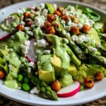 Bright Spring Salad with Basil Lemon Dressing