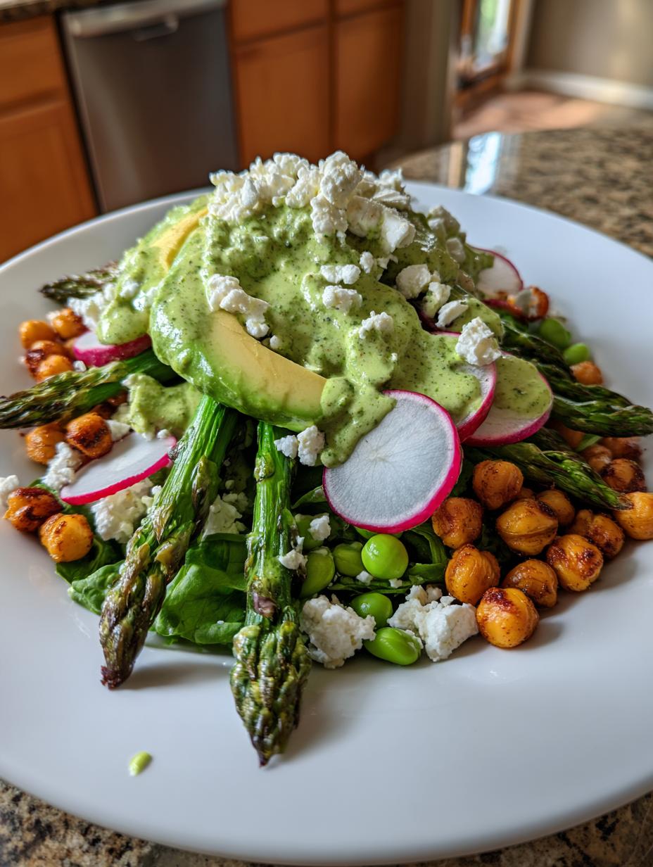Bright Spring Salad with Basil Lemon Dressing - detail 2