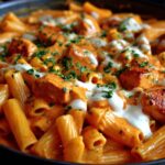 Buffalo chicken pasta