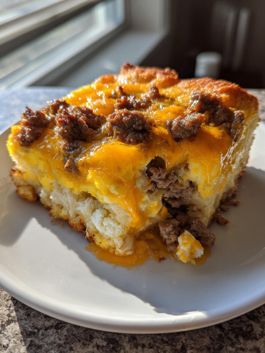 Amazing 15-min Butter Biscuit Breakfast Bake with Eggs 5 Butter Biscuit Breakfast Bake with Eggs and Cheese - detail 2