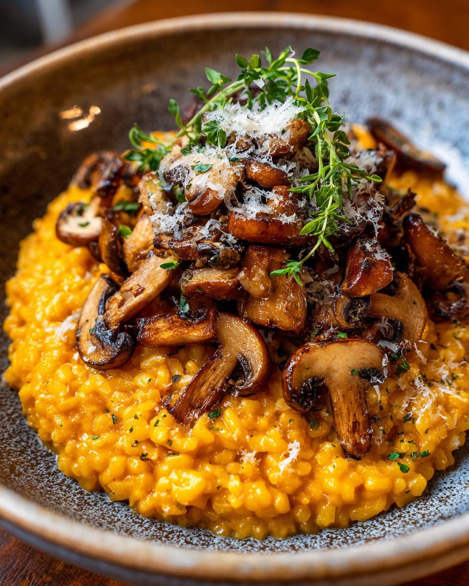 Amazing 1-Pot Butternut squash mushroom risotto 4 Butternut squash mushroom risotto - detail 1