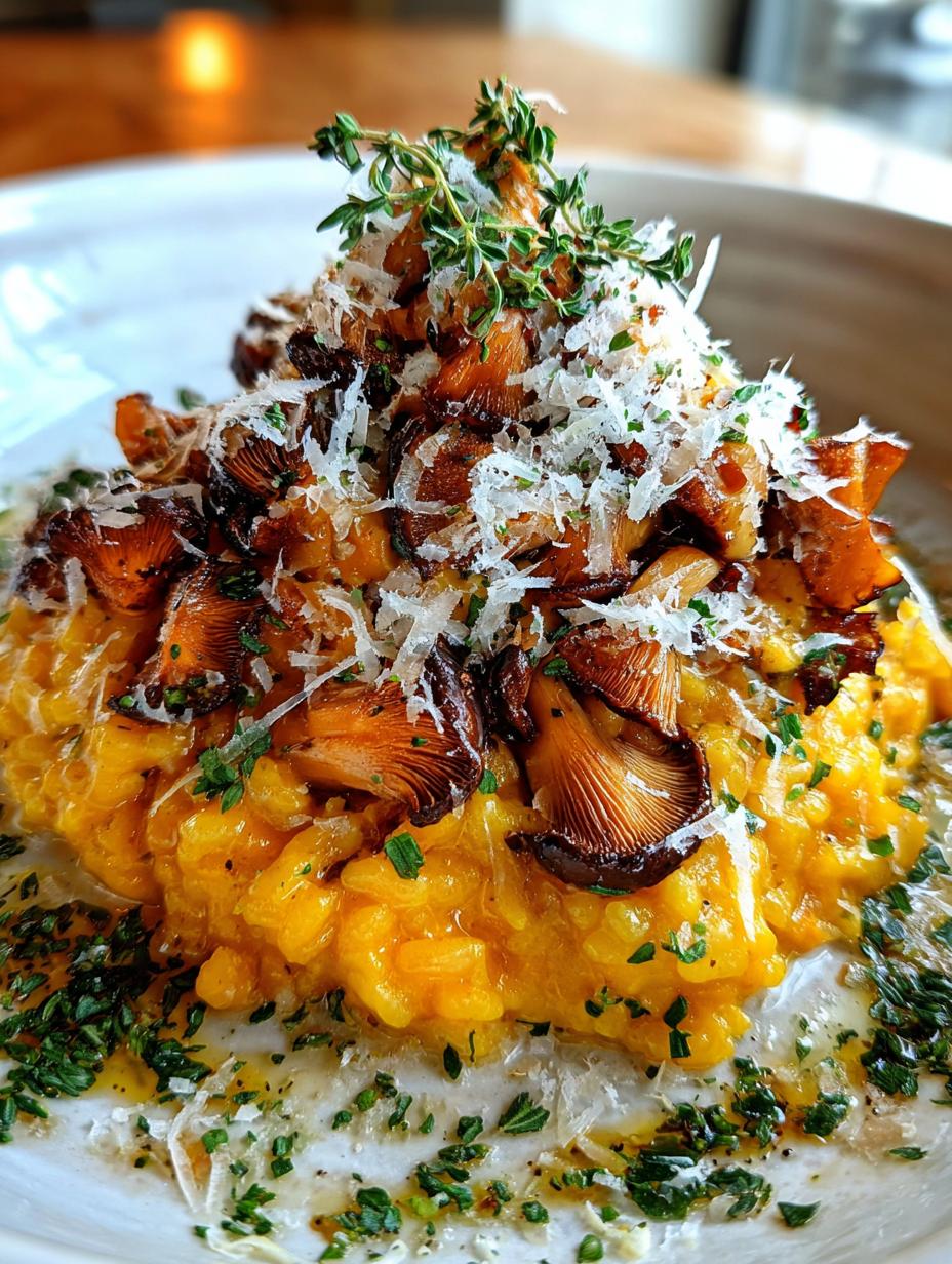 Amazing 1-Pot Butternut squash mushroom risotto 5 Butternut squash mushroom risotto - detail 2