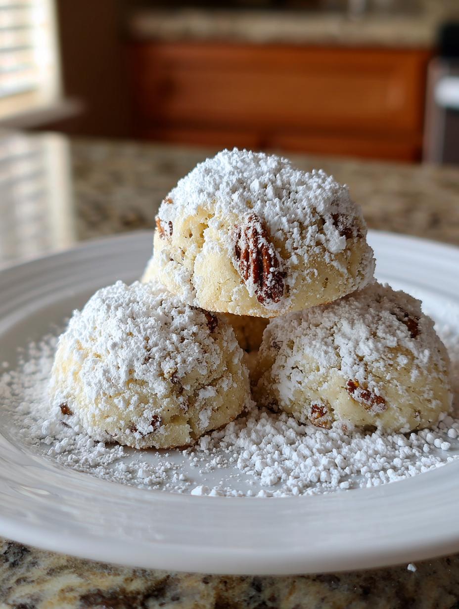 Amazing 3-Step Buttery Pecan Wedding Cookies Melt in Your Mouth 5 Buttery Pecan Wedding Cookies Melt in Your Mouth - detail 2