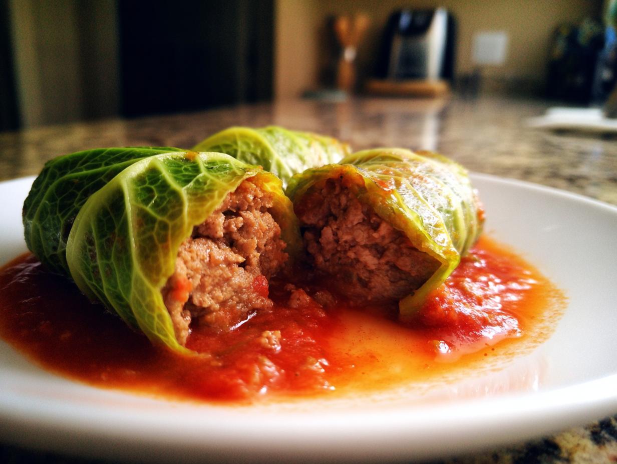 Joyful 70-Min Cabbage Rolls With Savory Beef