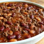 Calico Beans With Ground Beef and Three Beans