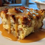 Caramel Apple Bread Pudding With Warm Caramel Sauce