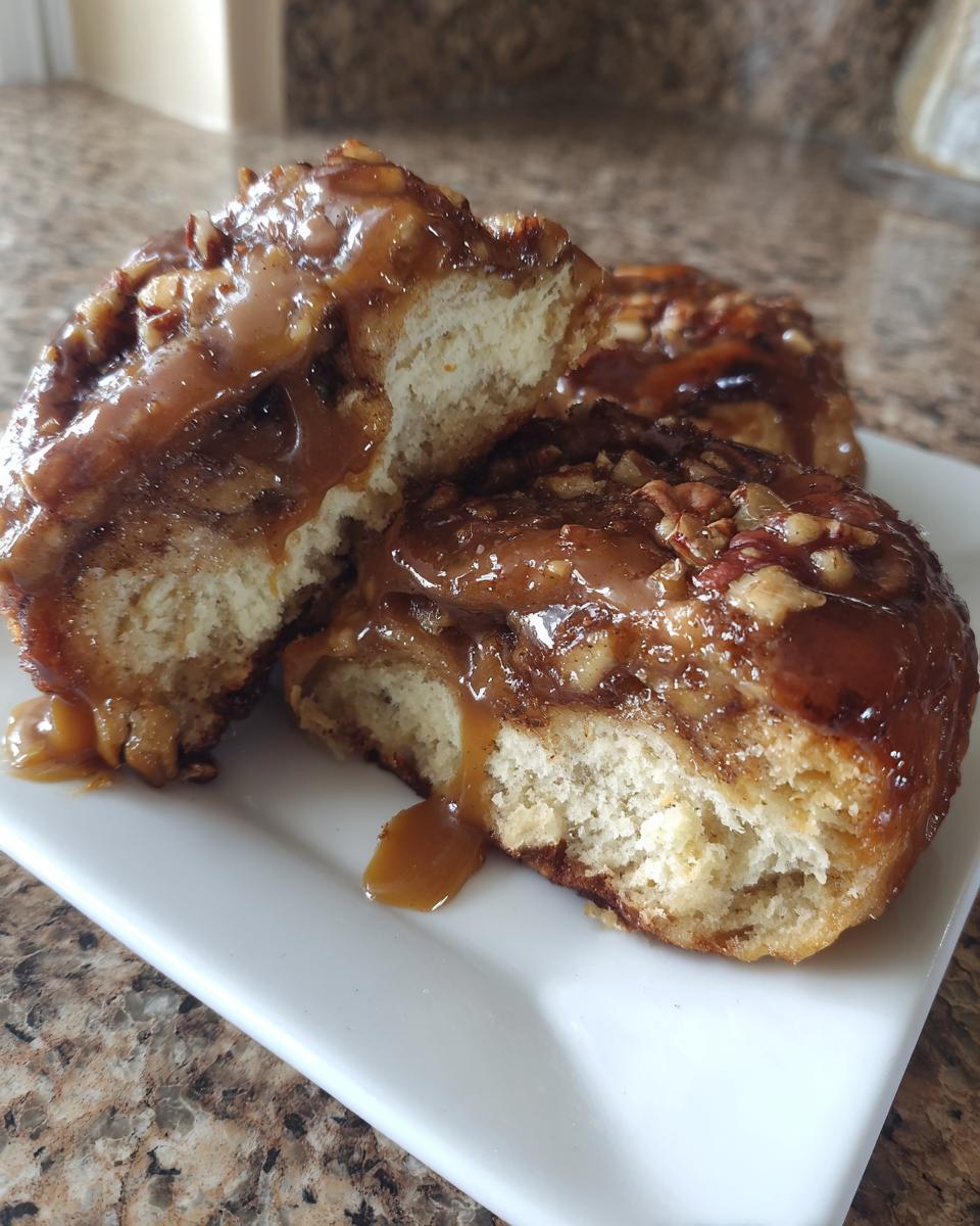 Caramel Pecan Sticky Buns Soft and Gooey - detail 1