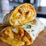 Cheesy Garlic Chicken Wraps Ready in 30 Minutes