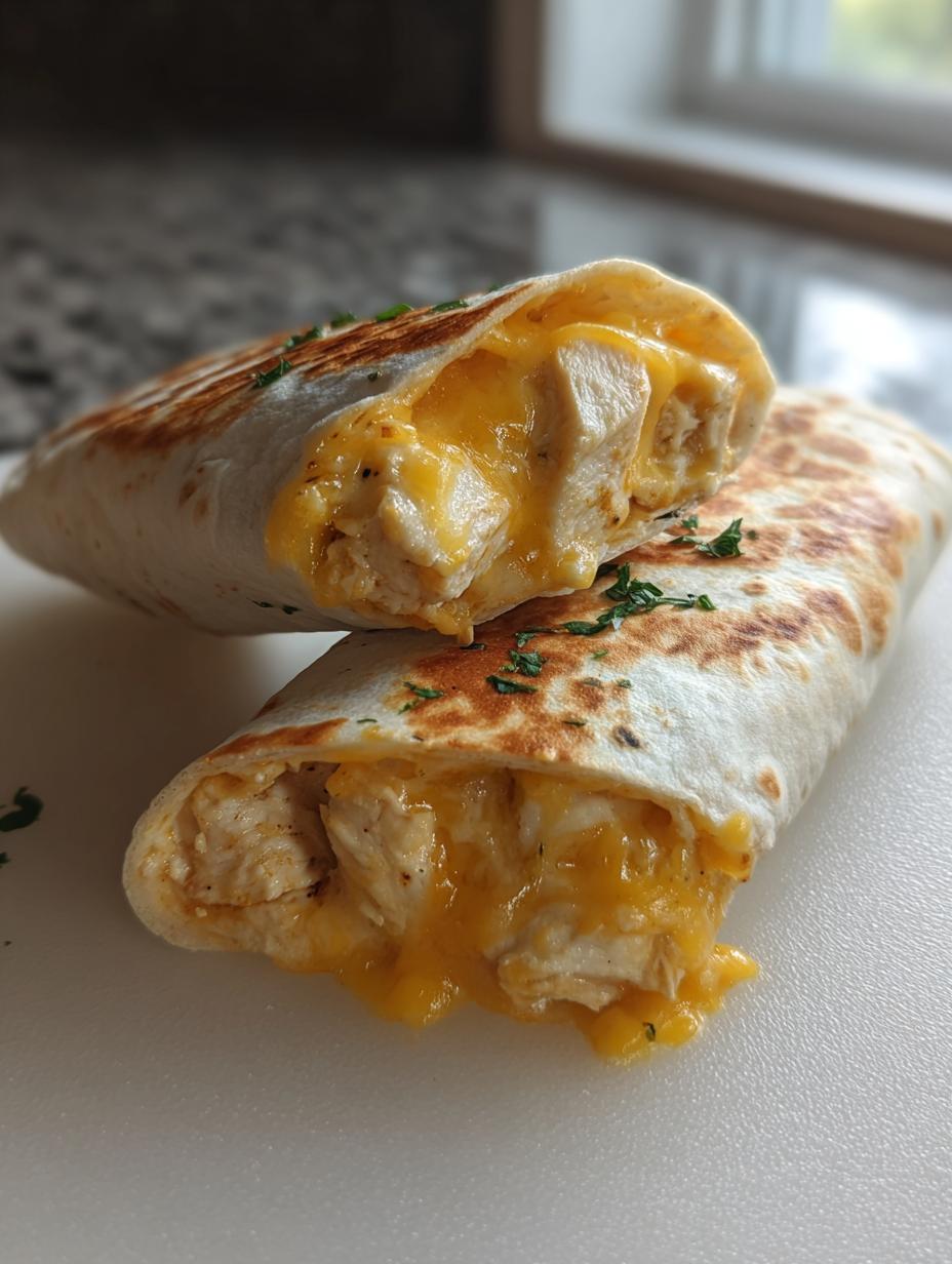Cheesy Garlic Chicken Wraps Ready in 30 Minutes - detail 2