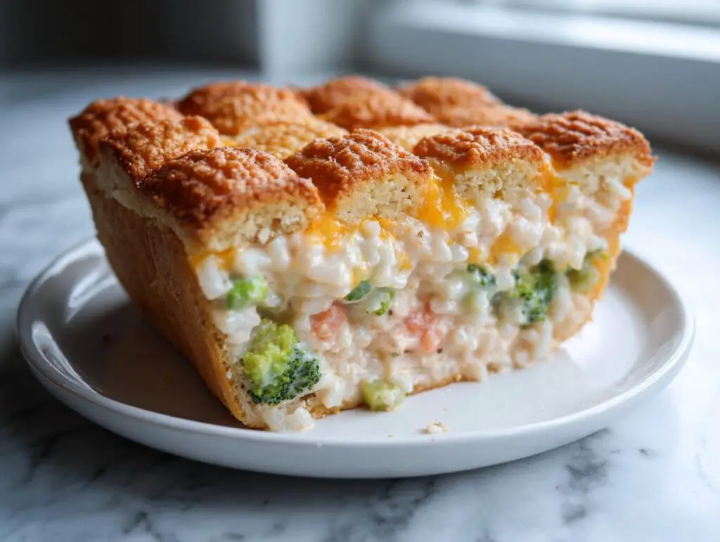 12 High Protein Casserole Recipes for Easy Family Dinners 4 Cheesy Vegetable Casserole with Rice and Crunchy Topping