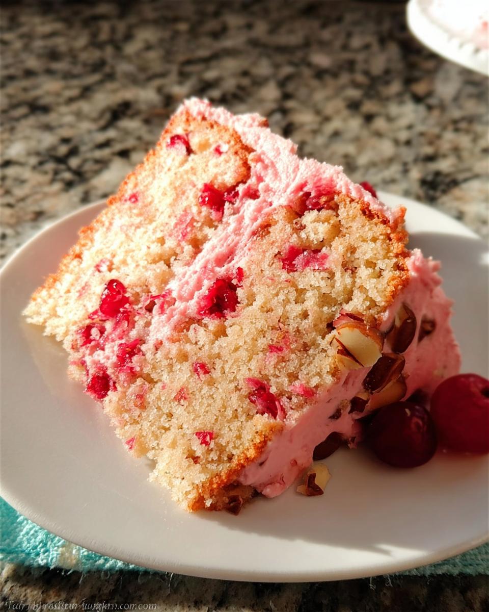 Cherry Almond Cake With Tender Crumb - detail 2