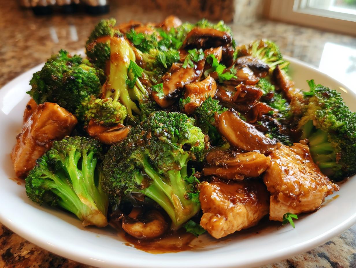 Amazing 30-Minute Chicken Broccoli Mushroom Stir Fry