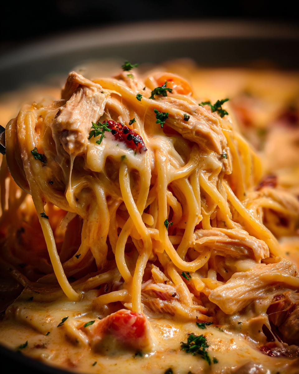 Chicken spaghetti - detail 1