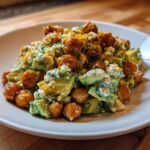 Chickpea Feta Avocado Salad