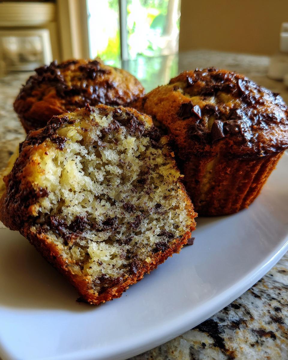 Chocolate Chip Banana Muffins - detail 1