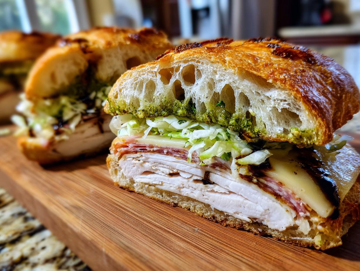 Glorious 30-Minute Ciabatta sandwich Magic