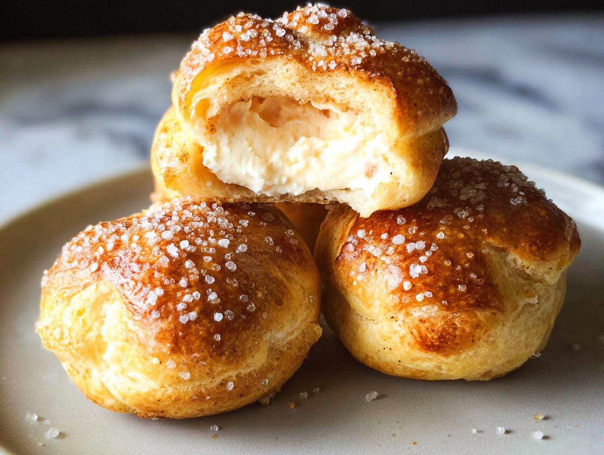 Divine! 3 Cinnamon Cream Cheese Pastry Puffs