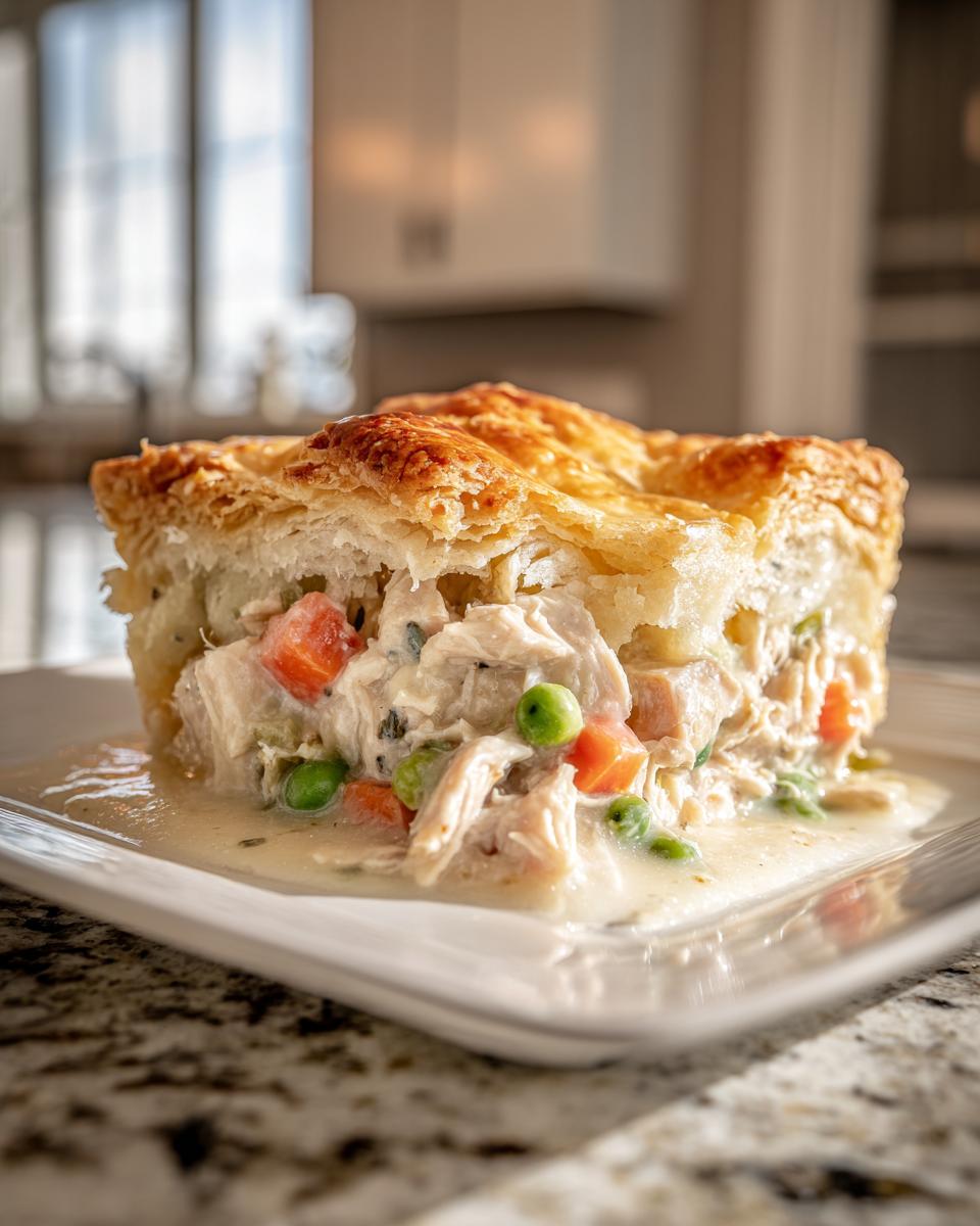 Classic Chicken Pot Pie With Flaky Double Crust - detail 1