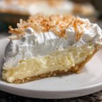 Classic Coconut Cream Pie With Custard Filling