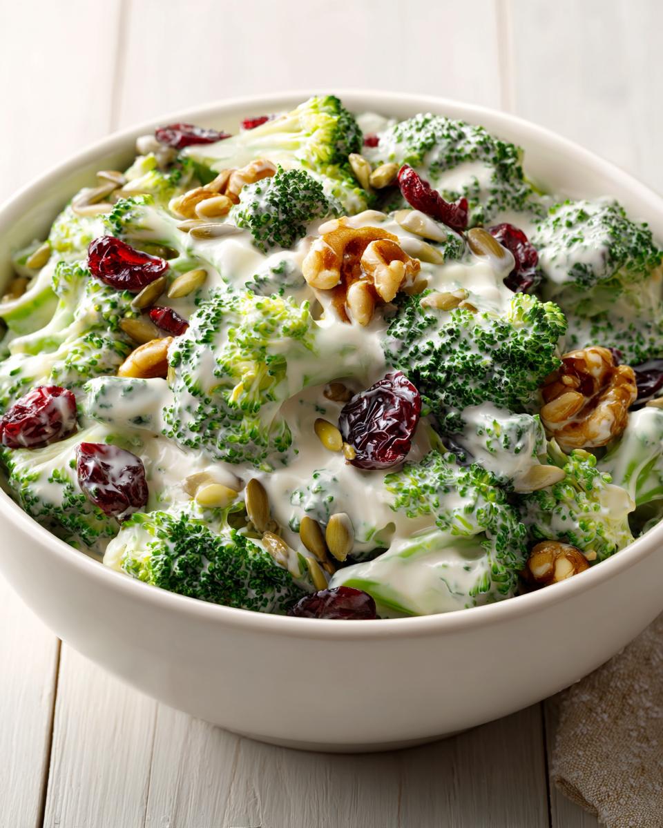 Divine 15-min Classic Creamy Broccoli Salad with Cranberries 4 Classic Creamy Broccoli Salad with Cranberries - detail 1