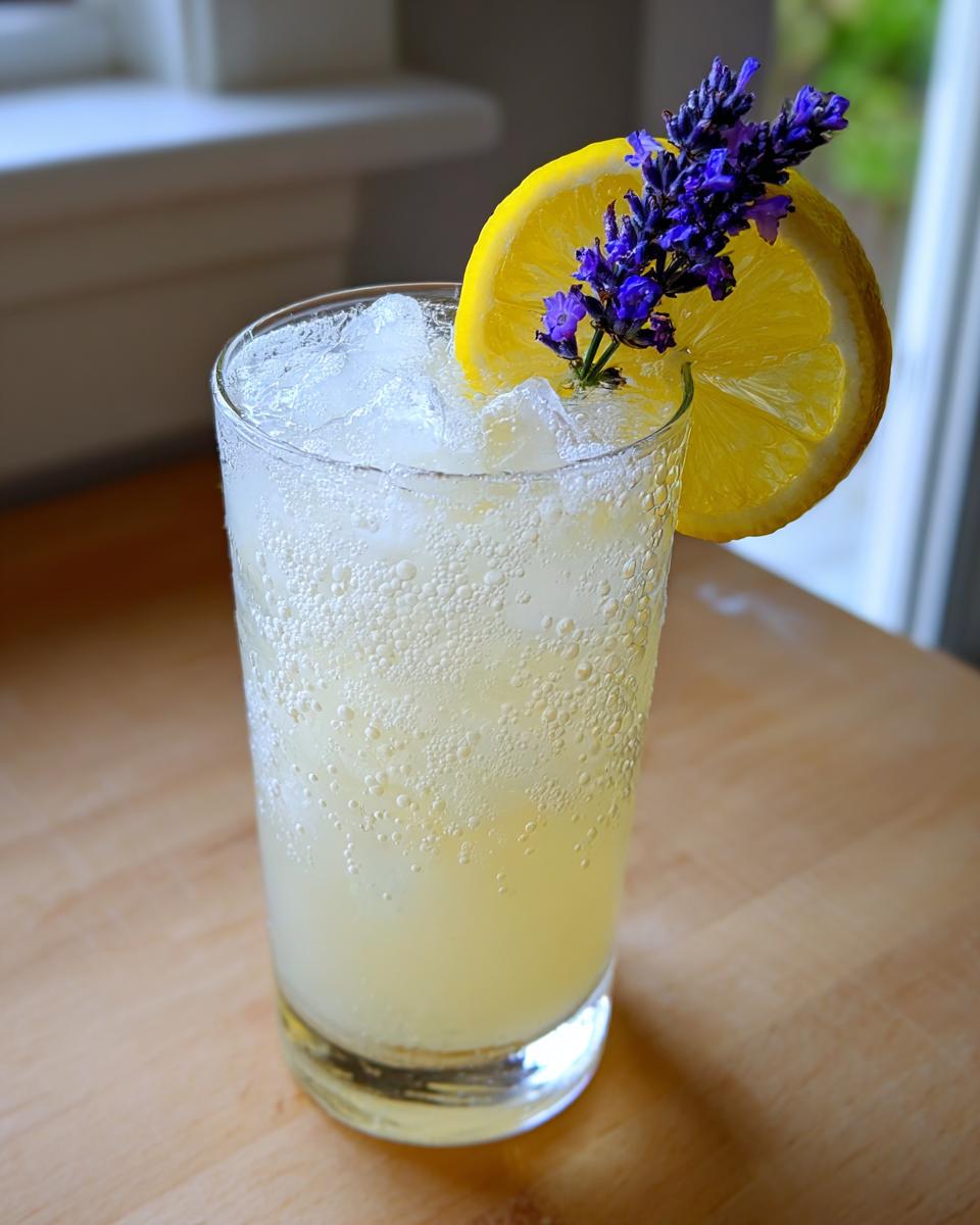 Coconut Lavender Lemonade Mocktail - detail 1