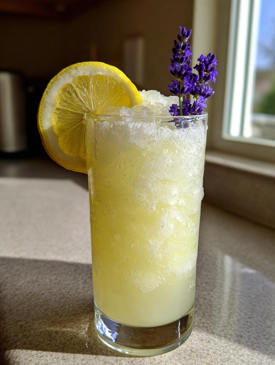 Coconut Lavender Lemonade Mocktail - detail 2