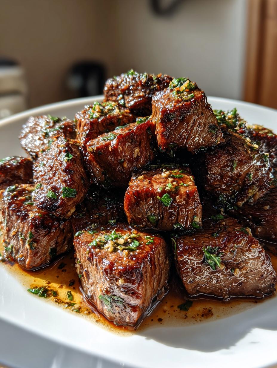 Amazing 16-Minute Cowboy Butter Steak Bites 5 Cowboy Butter Steak Bites With Garlic Herb Butter - detail 2