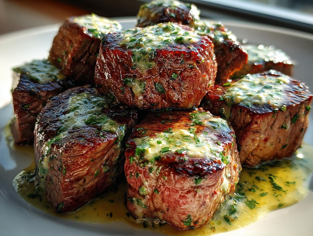 Amazing 16-Minute Cowboy Butter Steak Bites