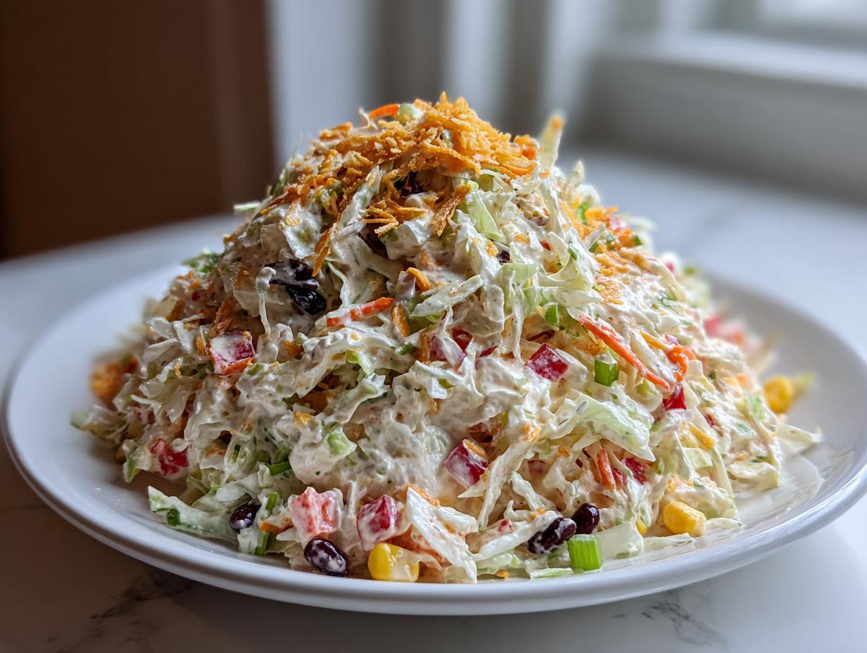 Amazing Cowboy Cabbage Salad With 320 Calories