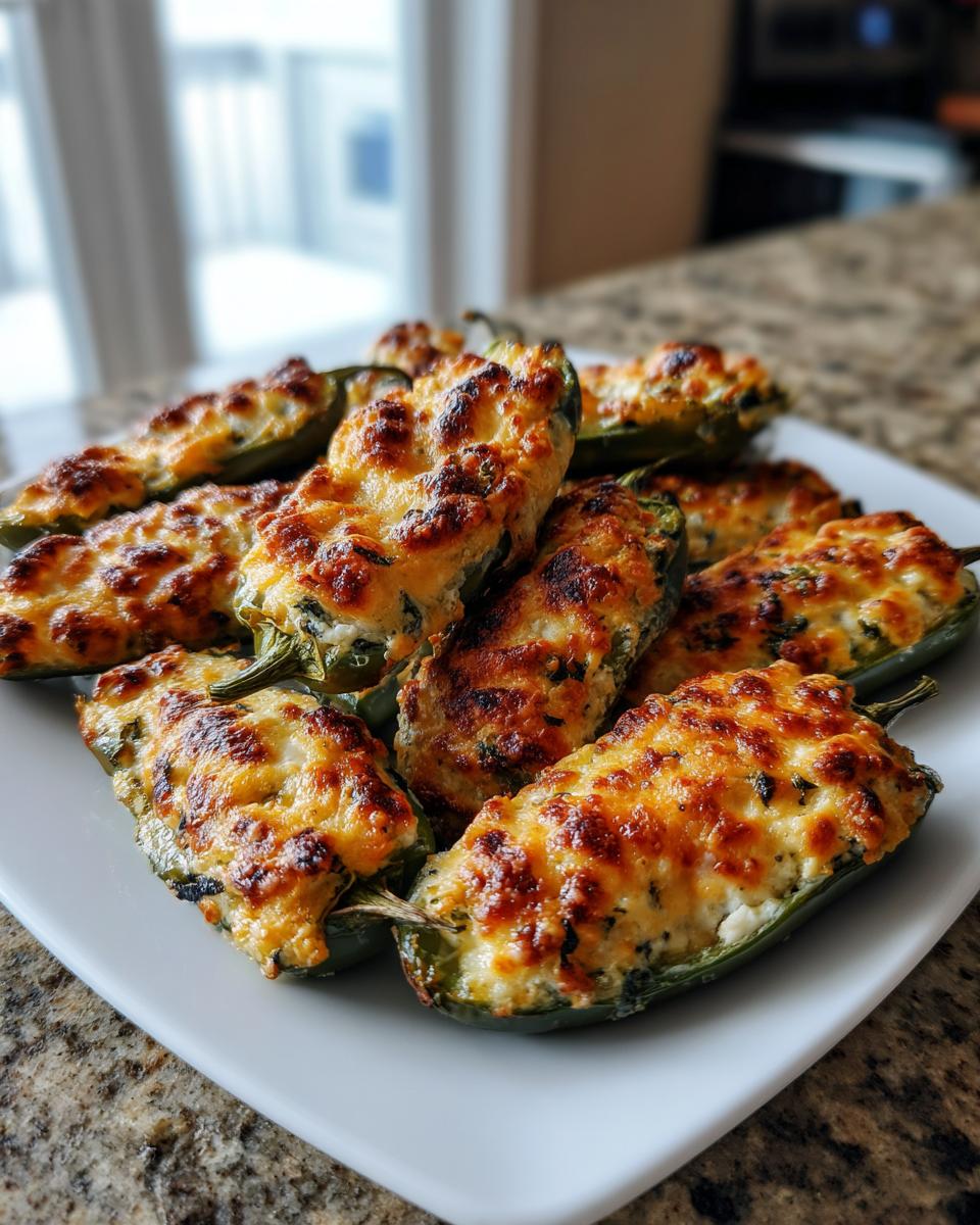Cowboy Jalapeno Poppers with Cheddar and Cream Cheese - detail 1