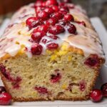 Cranberry Orange Bread With Fresh Orange Glaze